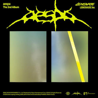aespa - 2nd Full Album [LEMONADE] (LEMONADE Ver.) (2 types random)