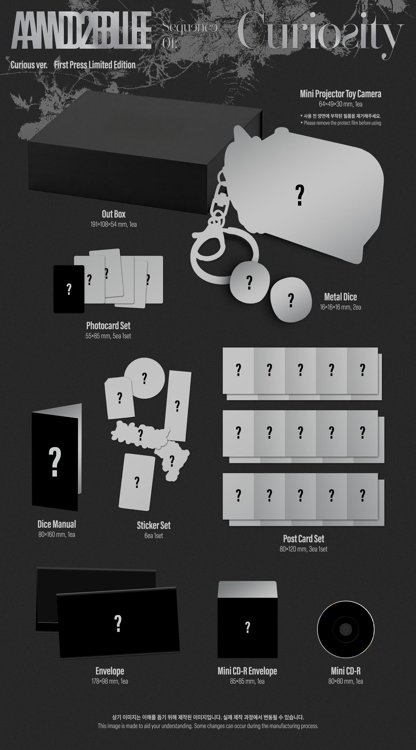 AND2BLE - 1st mini album [Sequence 01: Curiosity] (Curious ver.) (Limited ver.)