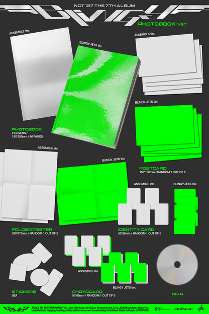 NCT 127 - 7th Full Album [BLINGY] (Photobook Ver.) (2 TYPES Random)