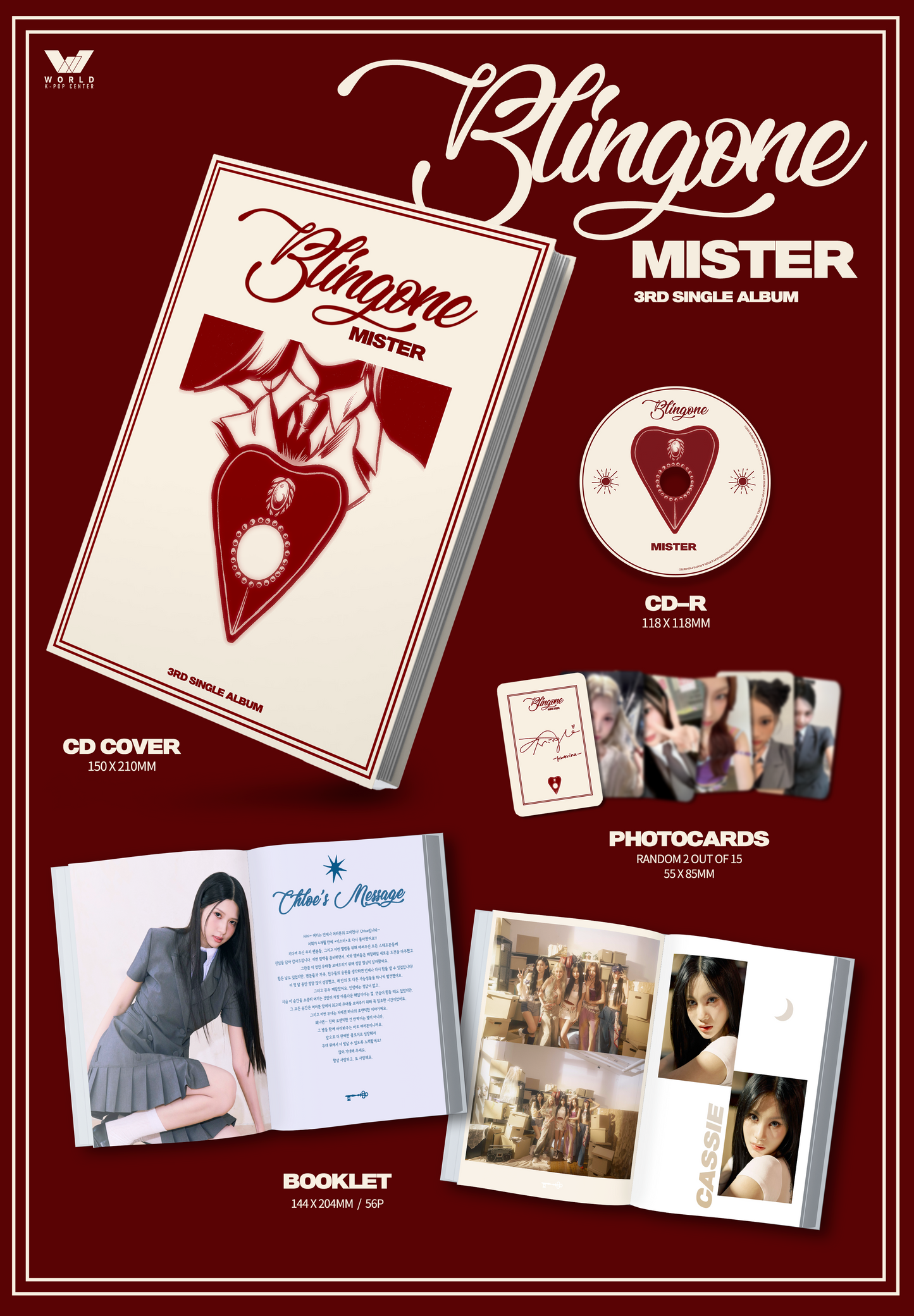 BLINGONE - 3rd Single Album [MISTER]