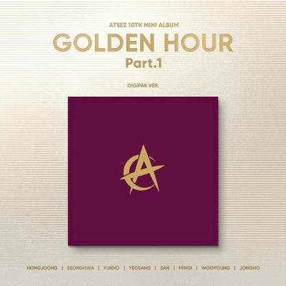 ATEEZ - 10TH MINI ALBUM [GOLDEN HOUR : Part.1] (Digipack Ver.)