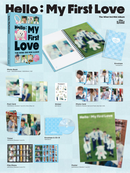 The Wind - 3rd Mini Album [Hello: My First Love] (2 TYPE Random)