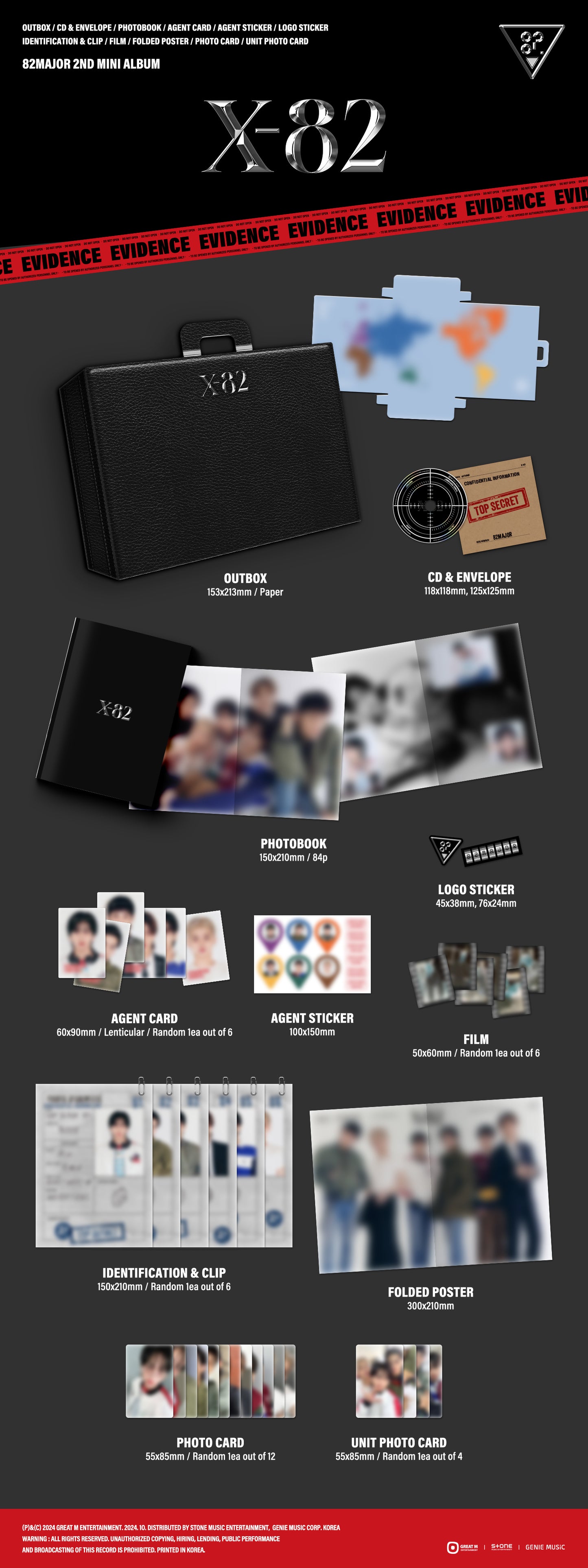82MAJOR - 2nd Mini Album [X-82]