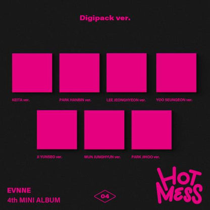 EVNNE - 4th mini albbum [HOT MESS] (Digipack Ver.) (7 TYPES Random)