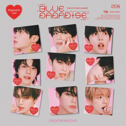 ZEROBASEONE - 5th mini album [BLUE PARADISE] (Digipack Ver.) (9 TYPES Random)