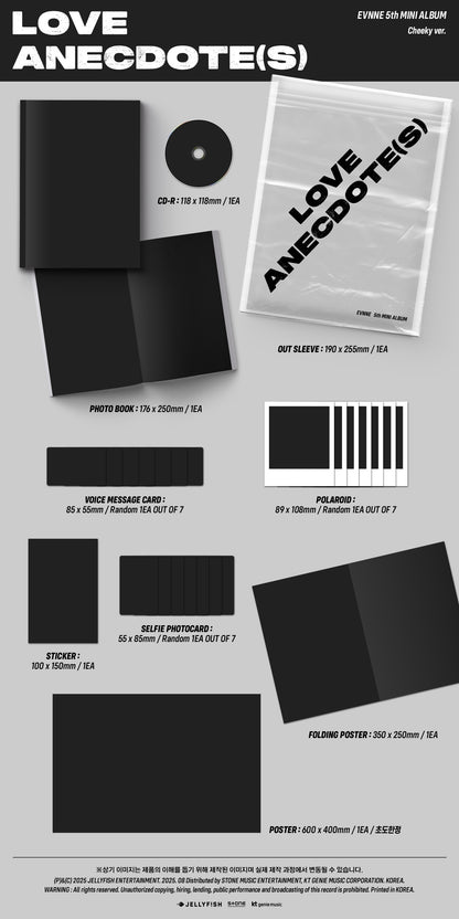EVNNE - 5th mini album [LOVE ANECDOTE(S)] (2 TYPES Random)