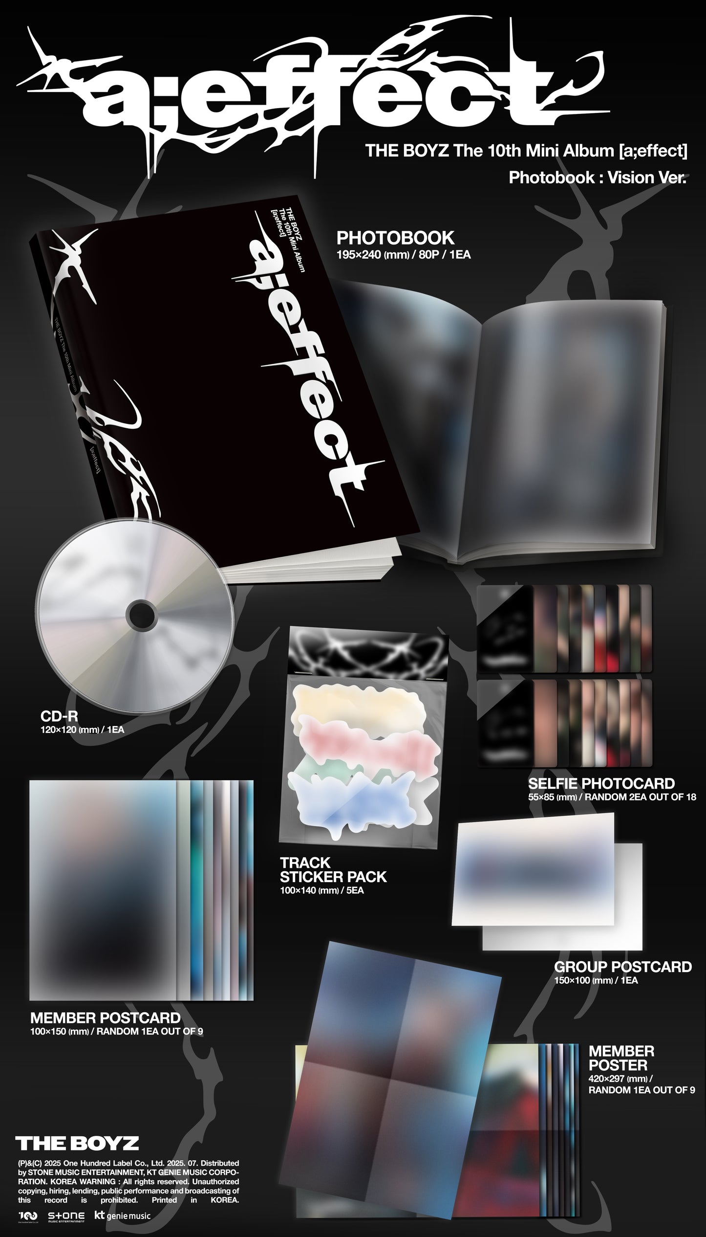 THE BOYZ - 10th mini album [a;effect] (2 TYPES Random)