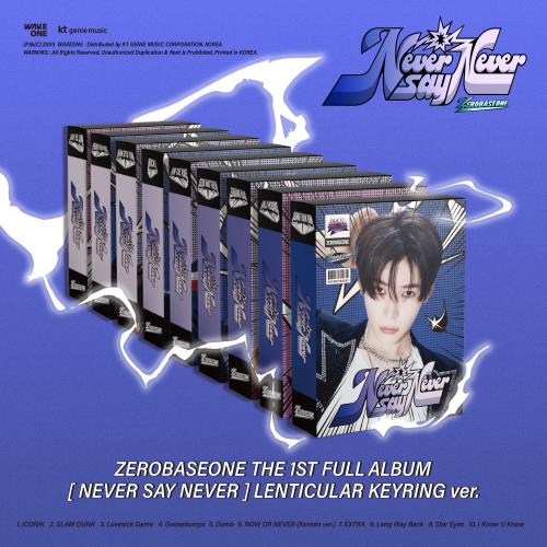 ZEROBASEONE - THE 1ST FULL ALBUM [NEVER SAY NEVER] (LENTICULAR KEYRING Ver.) (9 TYPES Random)