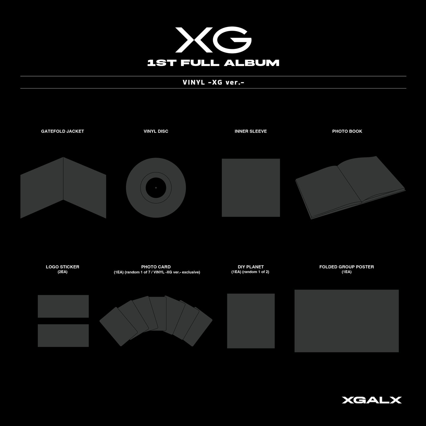 XG - 1st Full Album (VINYL ver.)