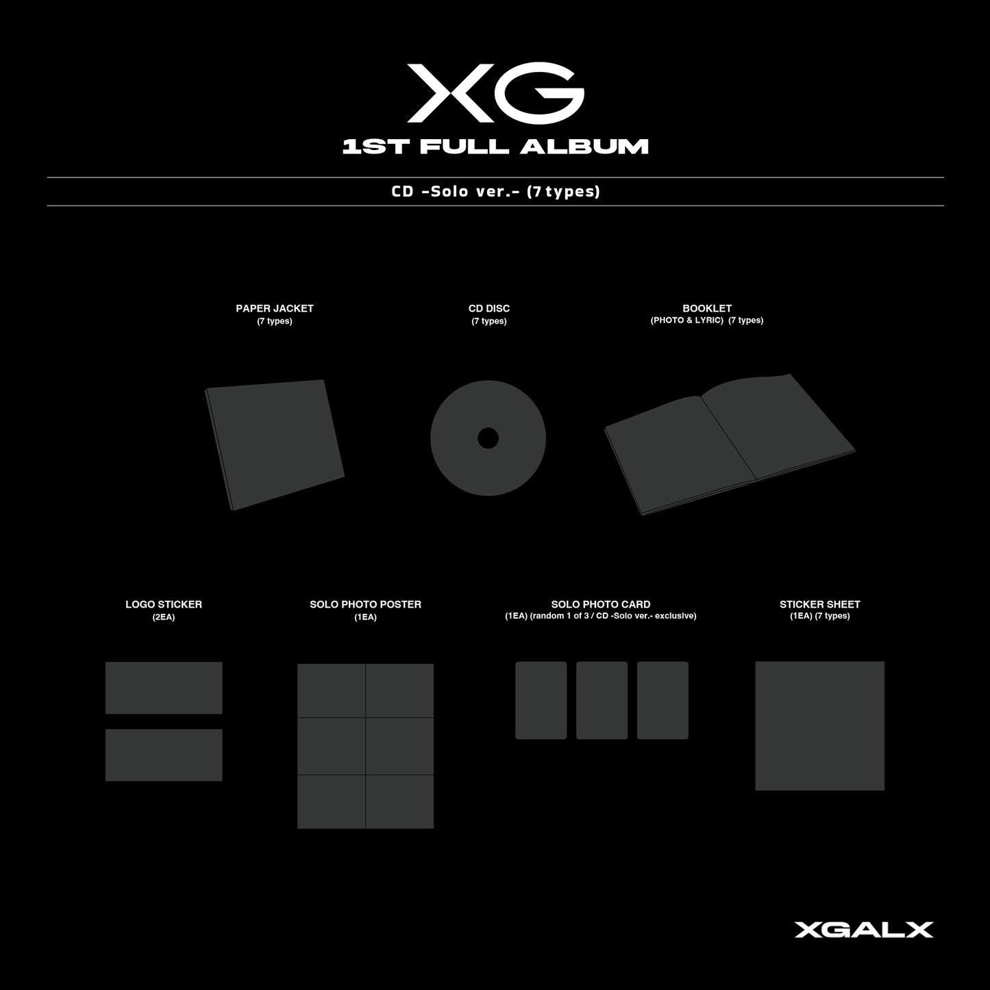 XG - 1st Full Album (Solo ver.)
