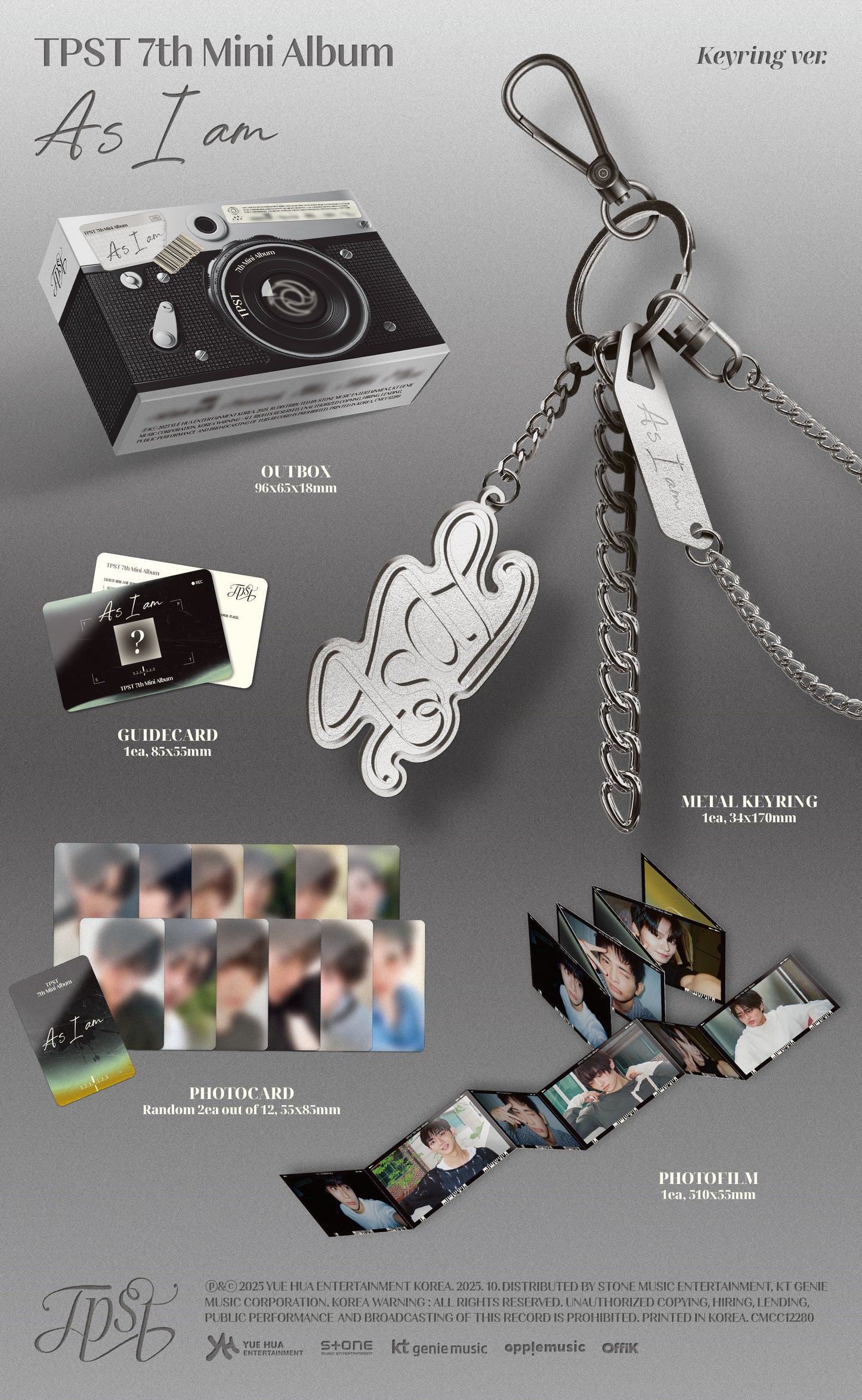 TEMPEST - 7th mini album [As I am] (Keyring Ver.)