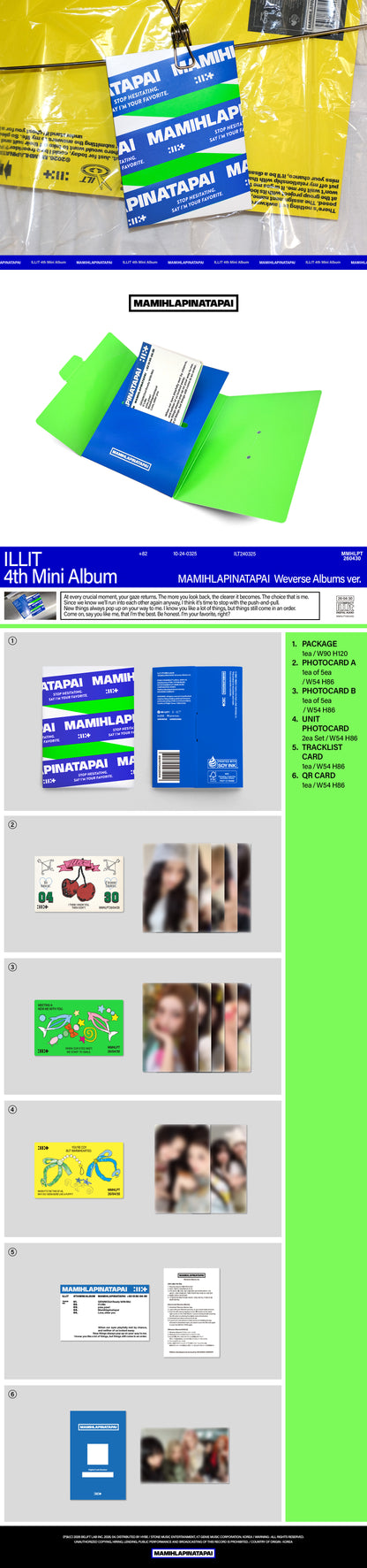 ILLIT - The 4th mini album [MAMIHLAPINATAPAI] (Weverse Albums ver.)