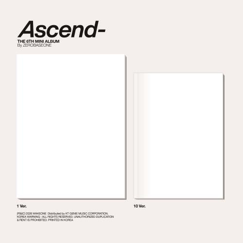 🎁APPLEMUSIC POB🎁 ZEROBASEONE - 6th mini album [Ascend-] (Photobook Ver.) (2 TYPES Random)