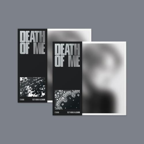 EVAN - 1st mini album [DEATH OF ME] (BANDANA Ver.) (2 TYPES Random)