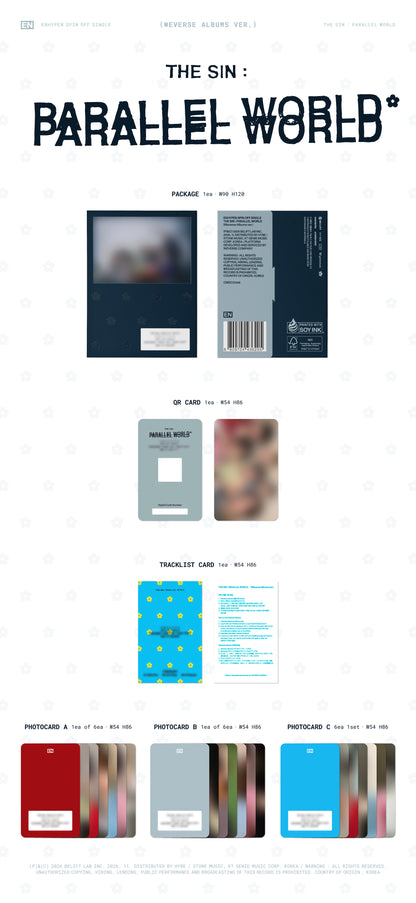 ENHYPEN - [THE SIN : PARALLEL WORLD] (Weverse Albums ver.)
