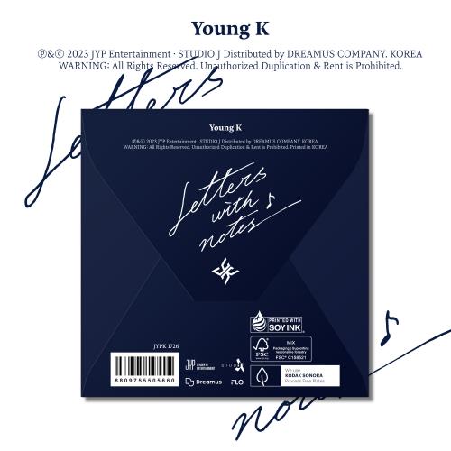 Young K (DAY6) - [Letters with notes] (Digipack Ver.)