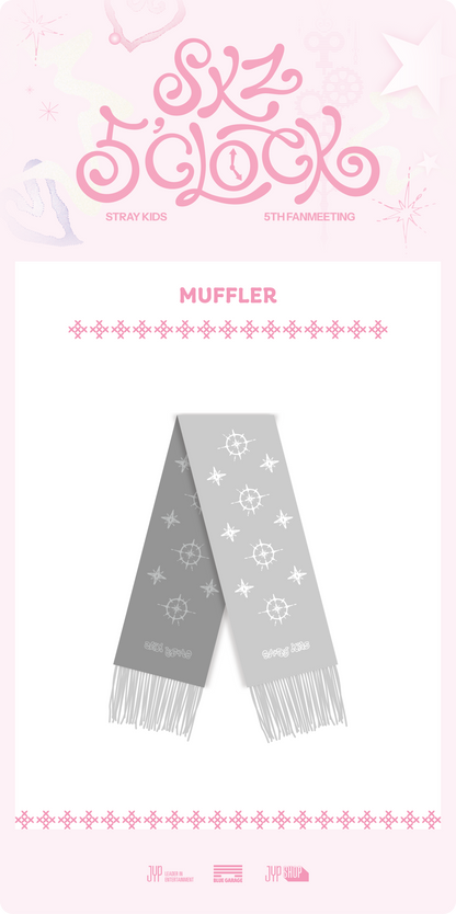 Stray Kids - Stray Kids 5th Fanmeeting [SKZ 5'CLOCK] (MUFFLER)