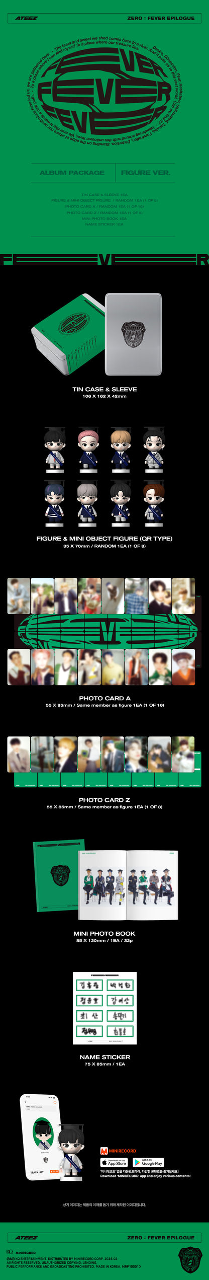 ATEEZ - [ZERO : FEVER EPILOGUE] DIARY VER. (FIGURE VER.)