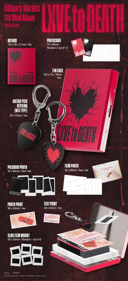 Xdinary Heroes - 7th Mini Album [LXVE to DEATH] (TIN CASE Ver.)