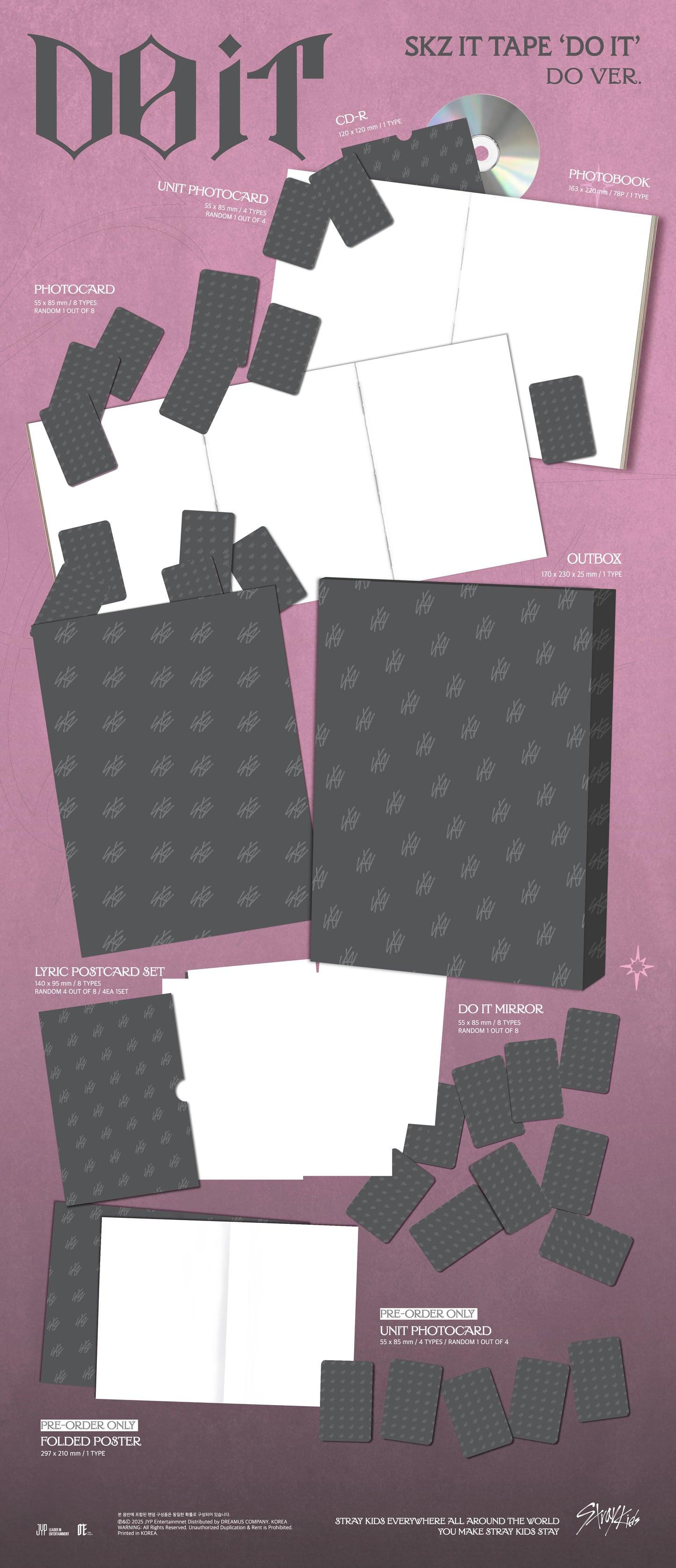 Stray Kids - SKZ IT TAPE 'DO IT' (DO VER.) (Limited VER.)