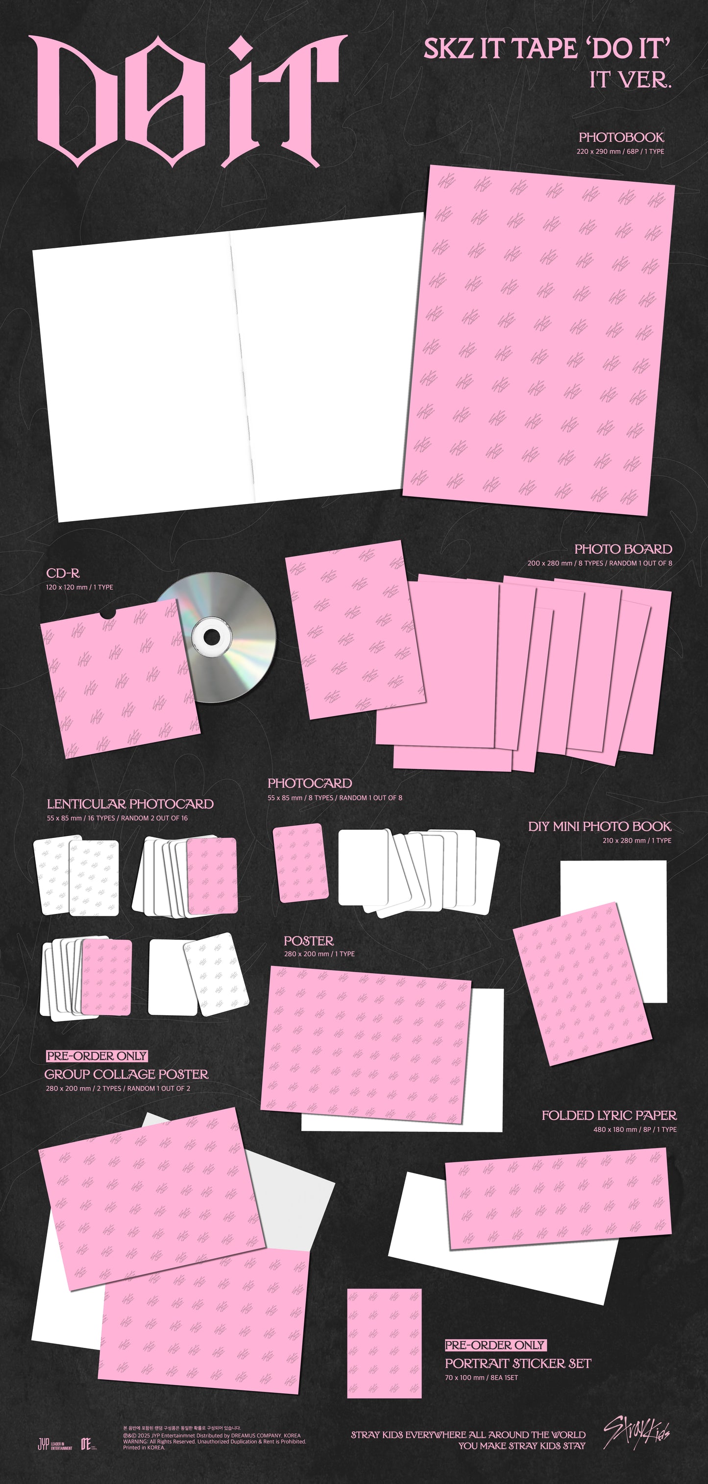 Stray Kids - SKZ IT TAPE 'DO IT' (IT VER.) (Standard VER.)