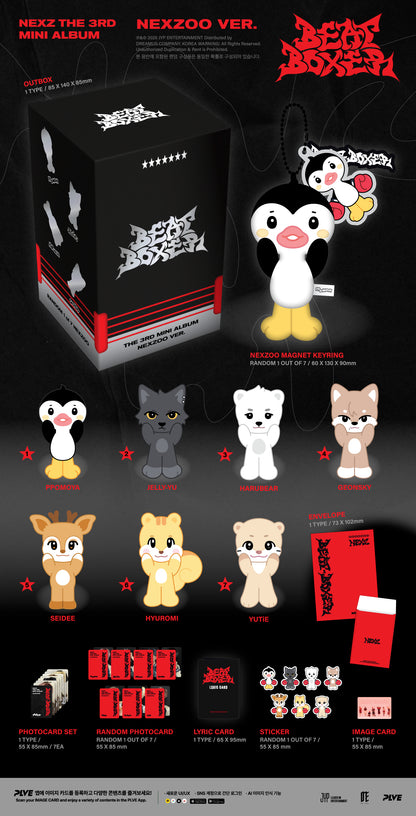 NEXZ - 3rd mini album [Beat-Boxer] (NEXZOO ver.) (7 TYPES Random)