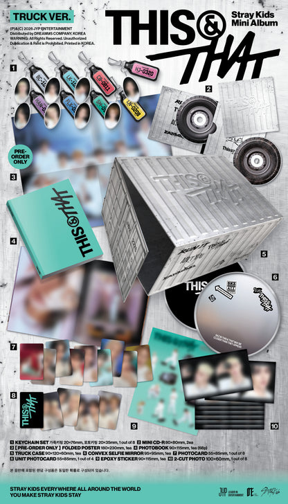 Stray Kids - mini album [THIS & THAT] (TRUCK VER.) (LIMITED VER.)