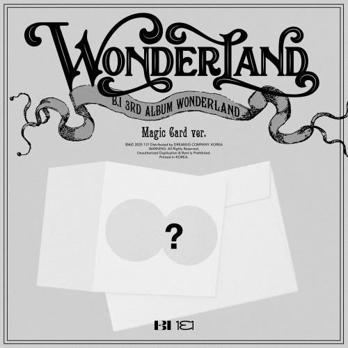 B.I - 3rd Full Album [WONDERLAND] (Magic card Ver.)