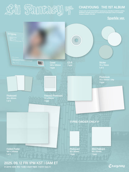 CHAEYOUNG (TWICE) - [LIL FANTASY] (Sparkle ver.) (Digipack ver.)