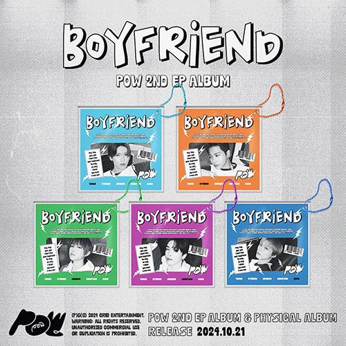 POW - 2nd Mini Album [Boyfriend] (5 TYPE Random)