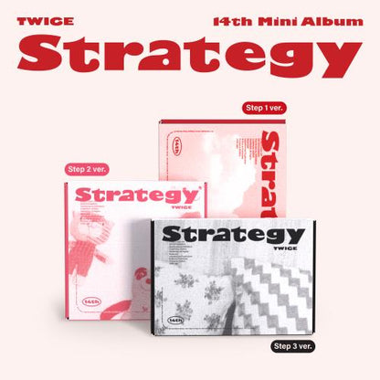 TWICE 14th Mini Album [STRATEGY] (3 TYPE Random)