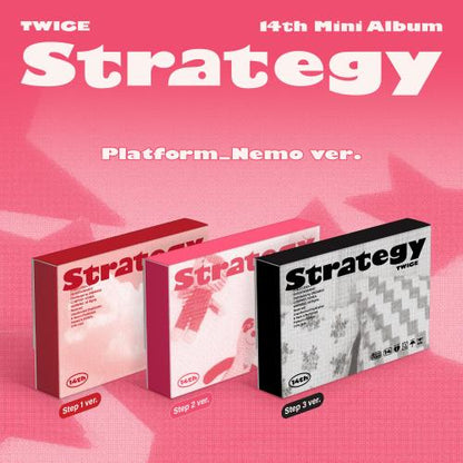 TWICE 14th Mini Album [STRATEGY] (Platform_Nemo ver) (3 TYPES Random)