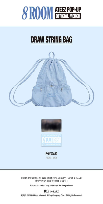 ATEEZ - [POP-UP 8ROOM OFFICIAL MERCH] DRAW STRING BAG