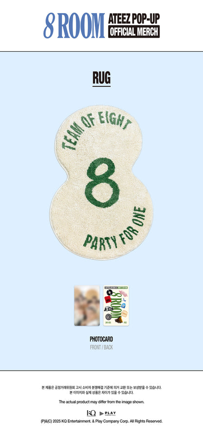 ATEEZ - [POP-UP 8ROOM OFFICIAL MERCH] RUG