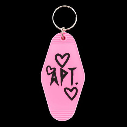 ROSÉ (BLACKPINK) - OFFICIAL MD [ROSIE] APT KEYCHAIN (PINK HEART Ver.)