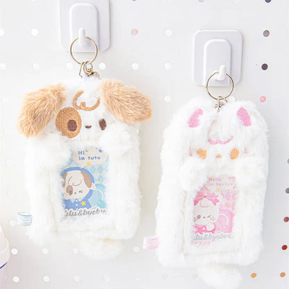 Dog & Cat Fluffy Photocard Holder