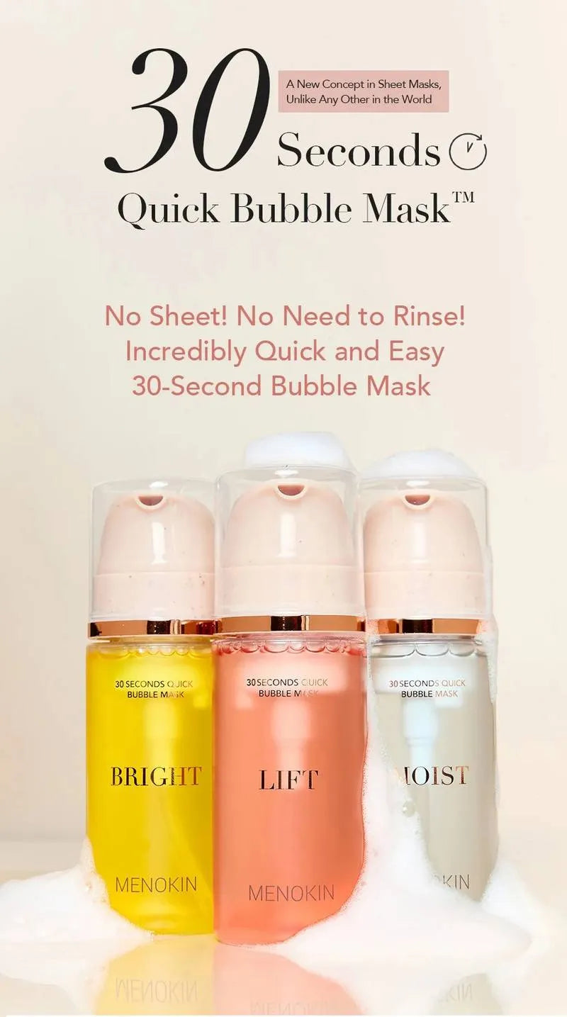 MENOKIN 30 Seconds Quick Bubble Mask