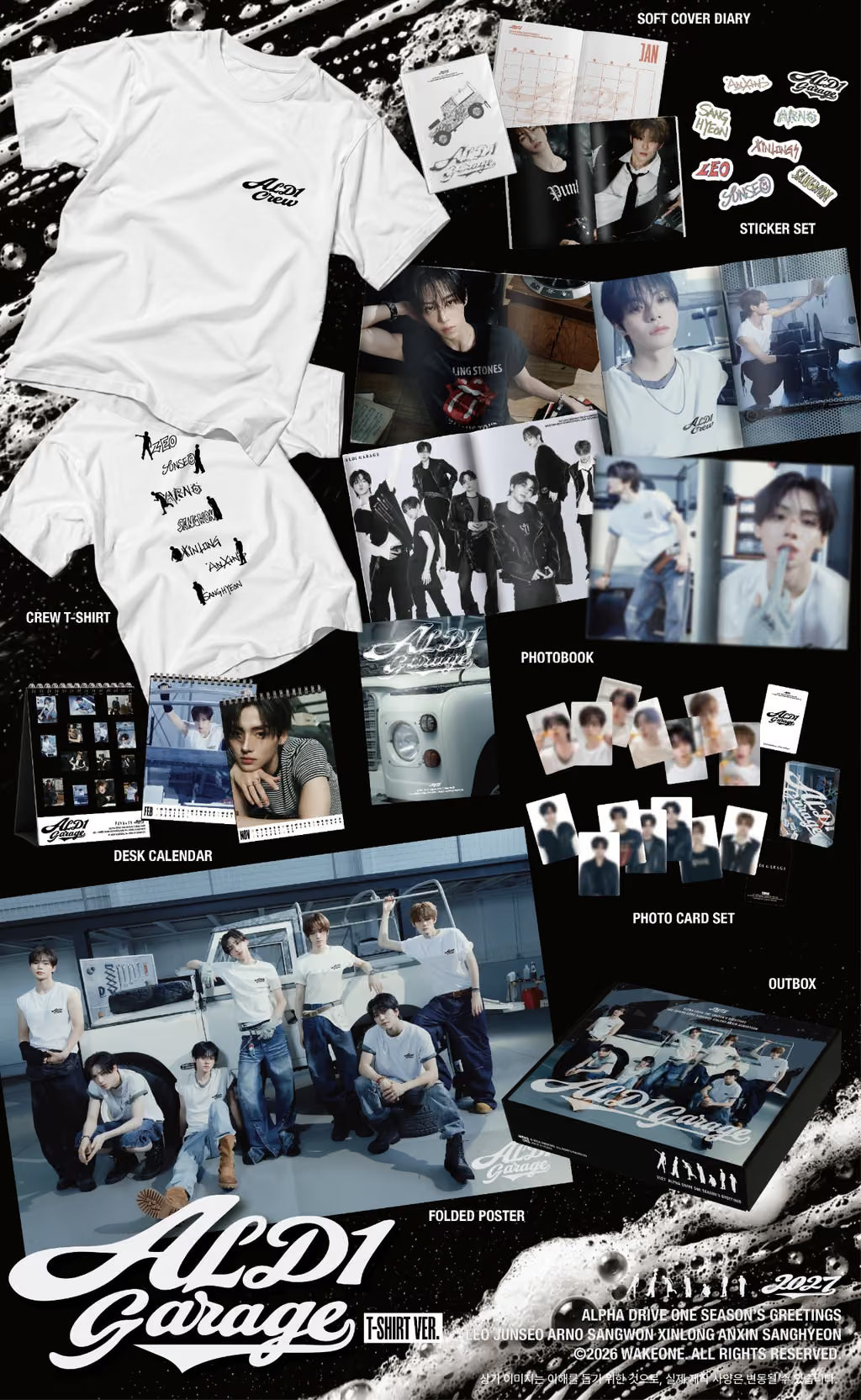 ALPHA DRIVE ONE 2027 Season's Greetings [ALD1 GARAGE (T-SHIRT VER.)]