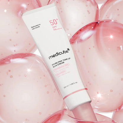 medicube PDRN Pink Tone Up Sun Cream 50ml Double Pack