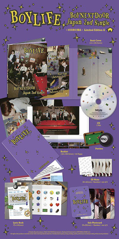 BOYNEXTDOOR - Japan 2nd Single [BOYLIFE] (LIMITED A)