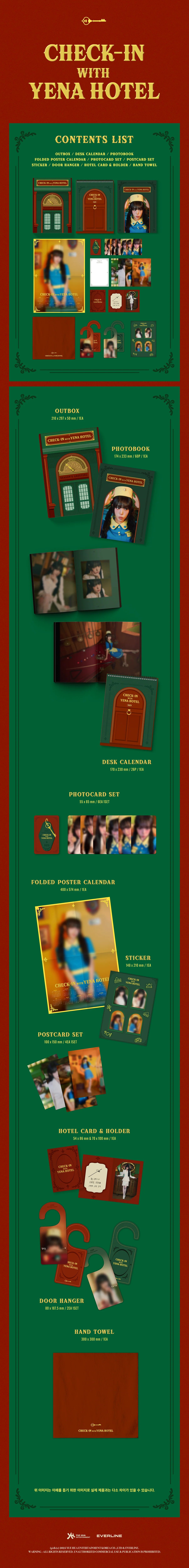 YENA - 2025 SEASON'S GREETINGS [CHECK-IN WITH YENA HOTEL] with POB
