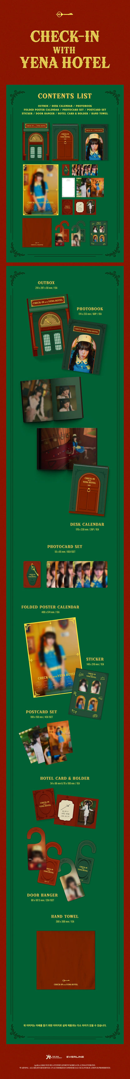 YENA - 2025 SEASON'S GREETINGS [CHECK-IN WITH YENA HOTEL] with POB