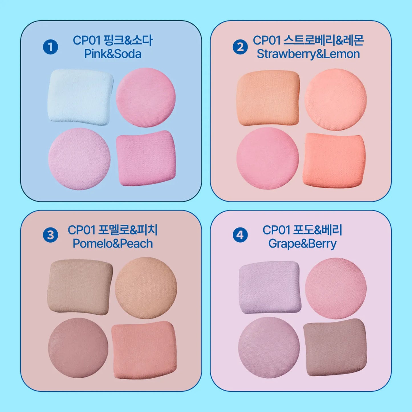 Fwee Pocket Cheek Palette CP01 Pink & Soda