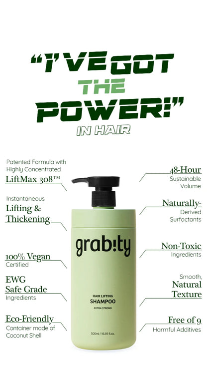 Grabity Hair Lifting Shampoo Extra Strong 475ml
