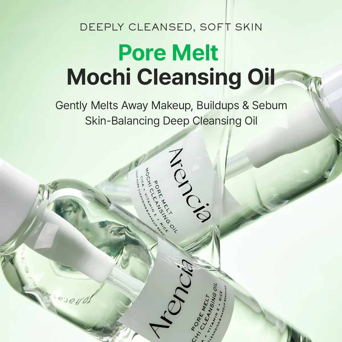 Arencia Pore Melt Mochi Cleansing Oil 200ml