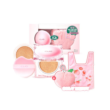 CLIO Kill Cover The New Founwear Cushion [إصدار الخوخ] + هدايا حصرية 🎁