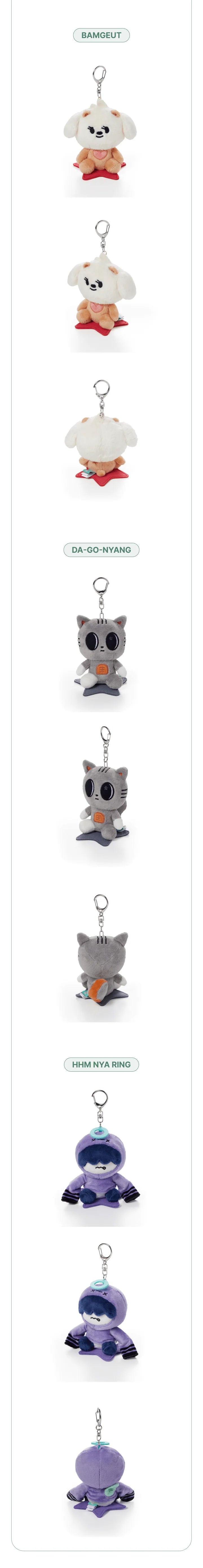 TXT - OFFICIAL CHARACTER MD [PPULBATU] (PLUSH KEYRING with PLATE)