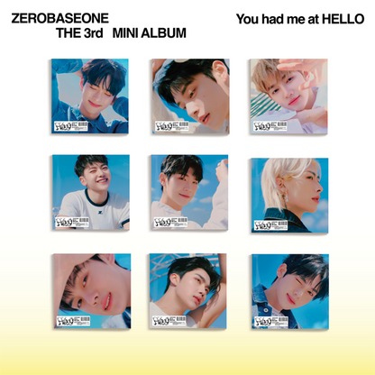 ZEROBASEONE - 3RD MINI ALBUM [You had me at HELLO] (Digipack Ver.) (Random Ver.)