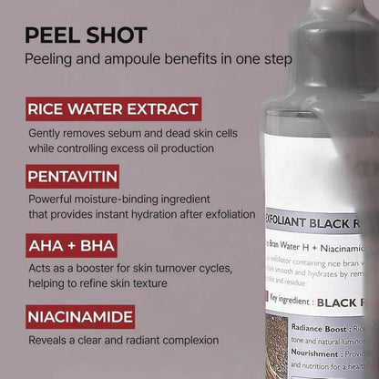 Dr.Melaxin Peel Shot Exfoliating Black Rice Ampoule 80ml