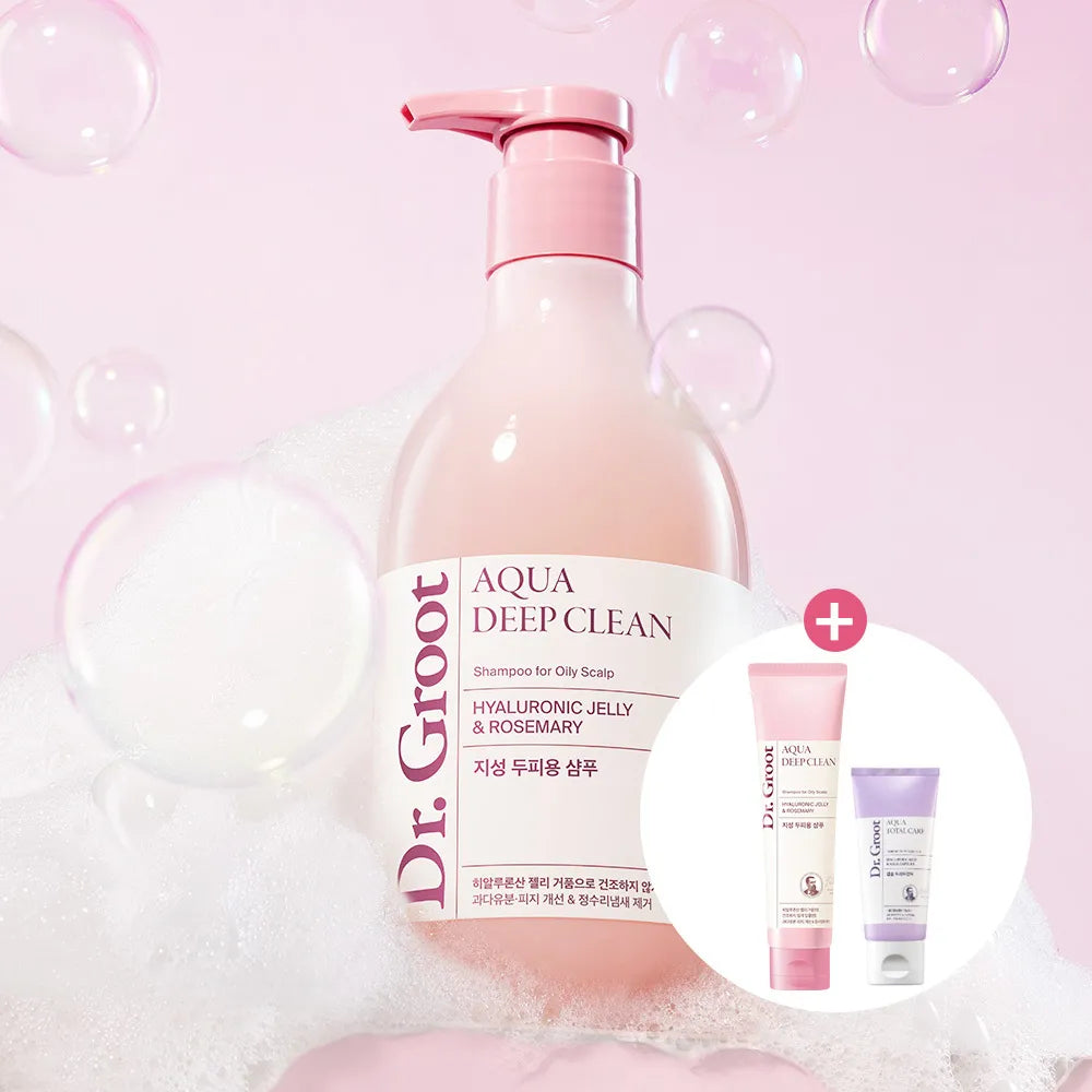 Dr. Groot Aqua Deep Clean Shampoo 330ml Set (+Shampoo 100ml+Treatment 50ml)